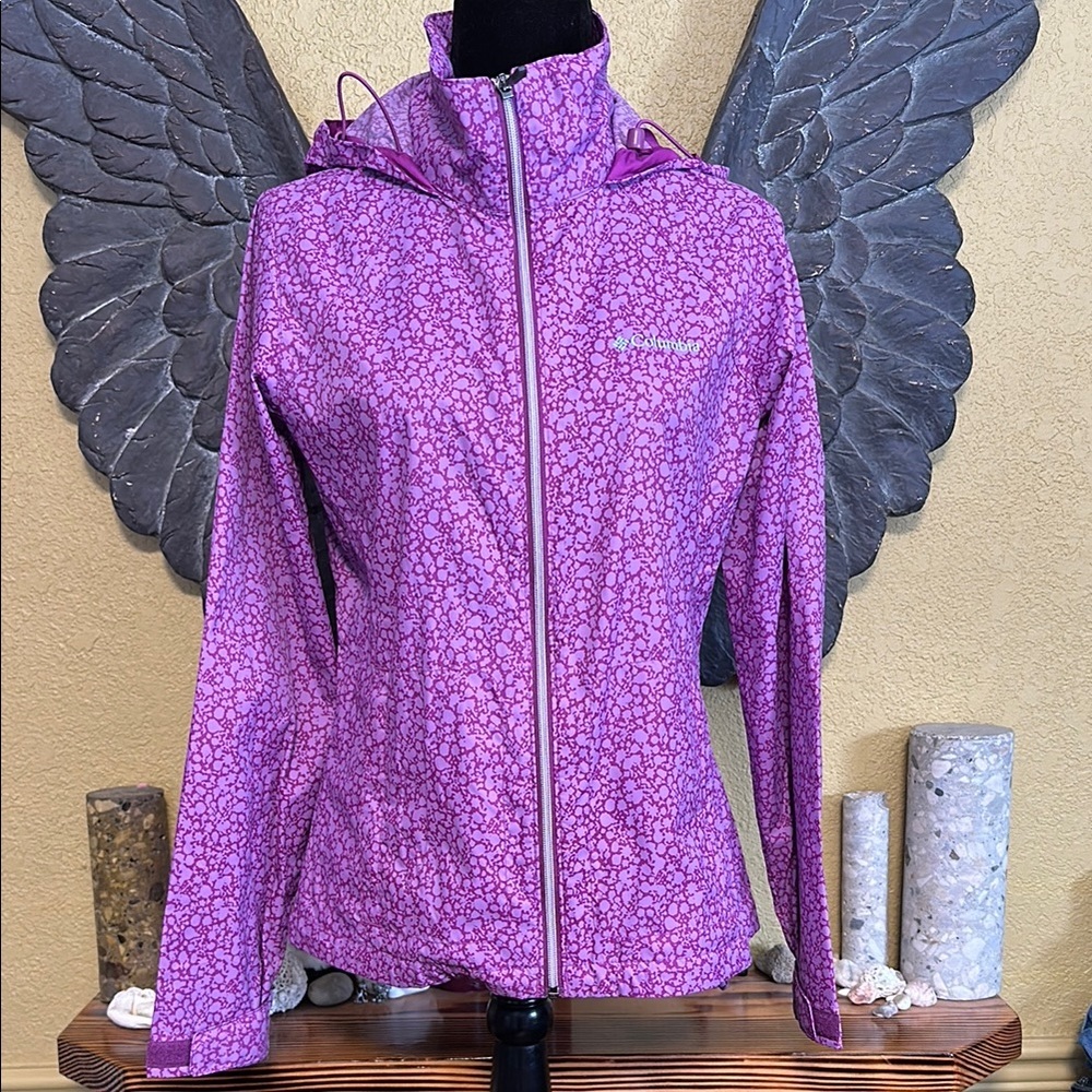 Columbia Women's Pink Switchback Rain Jacket